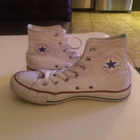 White converse high top