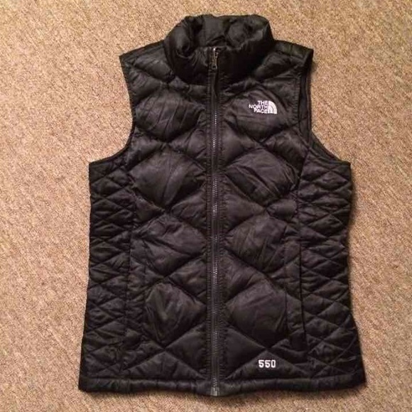 *SOLD* Black North Face Down Vest