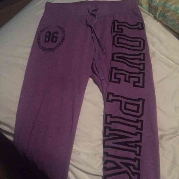 Victoria's Secret purple sweat pants