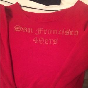 Pink 49ers sweatshirt--SOLD