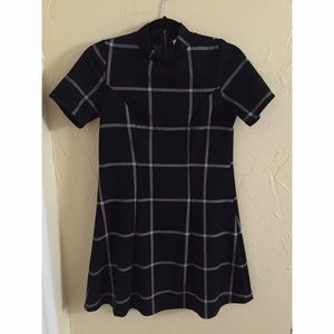 90's style plaid dress