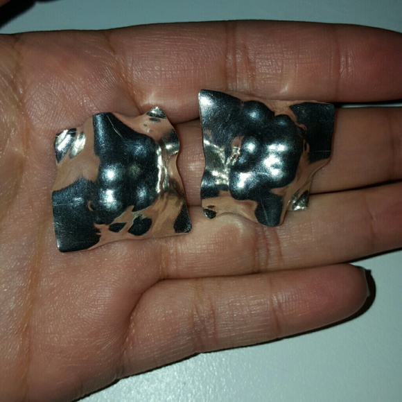 Antique silver earrings