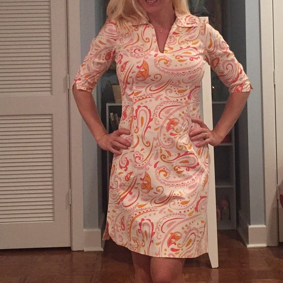 Mcglaughlin paisley shift cotton dress. - Picture 1 of 4