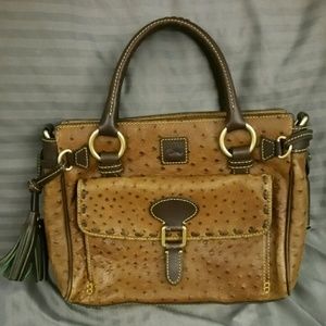*Final Price*Dooney and Bourke Tan Ostrich satchel