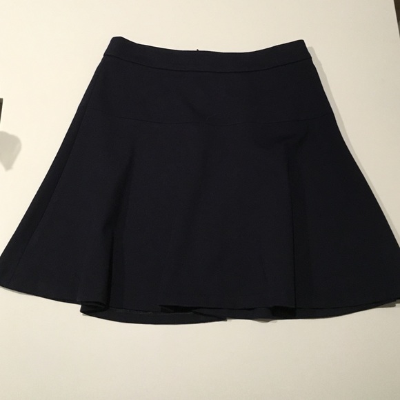 Navy circle skirt by Banana Republic