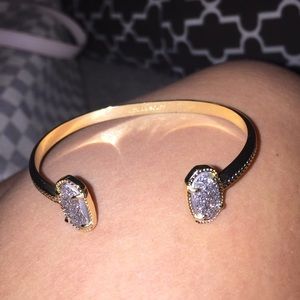 Kendra Scott Elton Gold Bracelet with Drusey