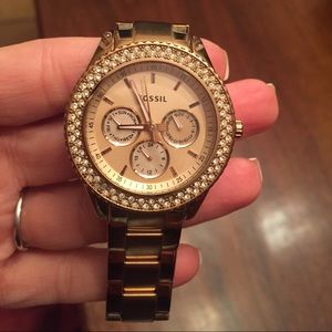 ⚡REDUCED⚡️Fossil rose gold watch