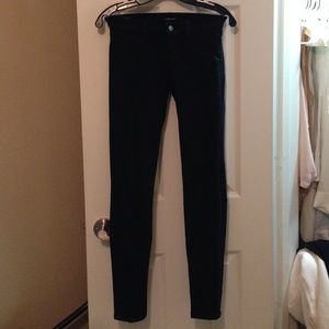 J brand mid-rise super skinny jeans 24