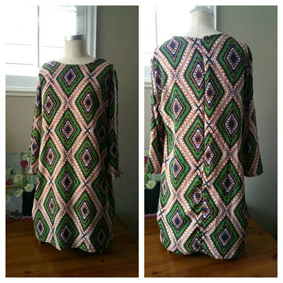 Adorable Trendy Print Mini Dress