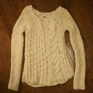 FREE PEOPLE Chunky Knit Sweater Size S Like NEW!
