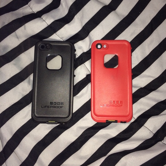Two iPhone 5/5s Lifeproof cases
