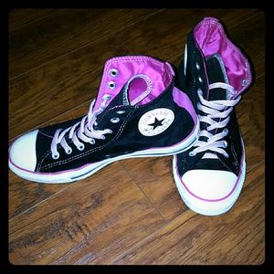 Velvet Converse High Top Chuck Taylors