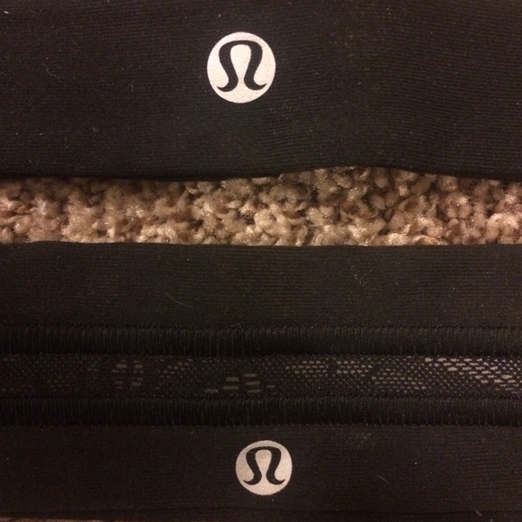 2 black Lulu Headbands