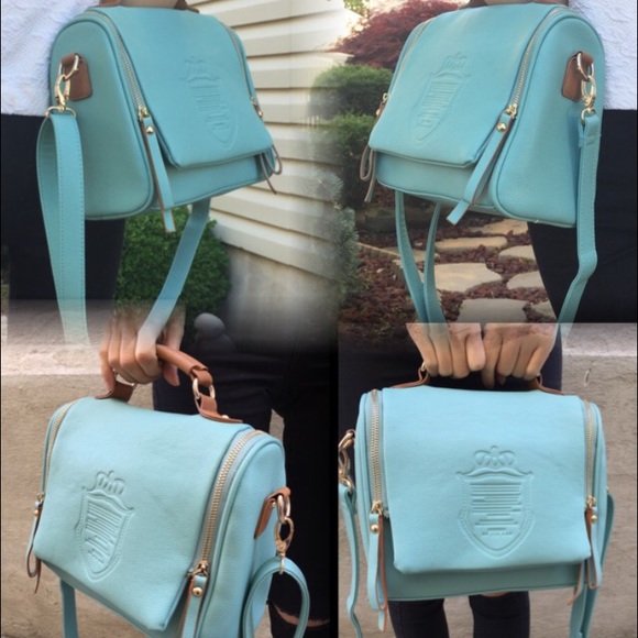 PU leather shoulder/cross body/top handle bag - Picture 2 of 4