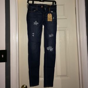 Jegging, low rise, super stretch, ripped/destroyed