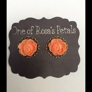 Orange Flower on a petal