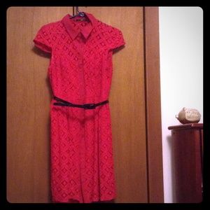 Lace button-down Dress