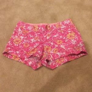 Floral print/ ocean print lily shorts
