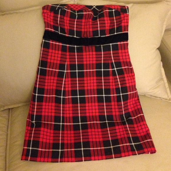 Forever 21 Red Plaid Dress