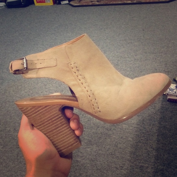 Beige Booties