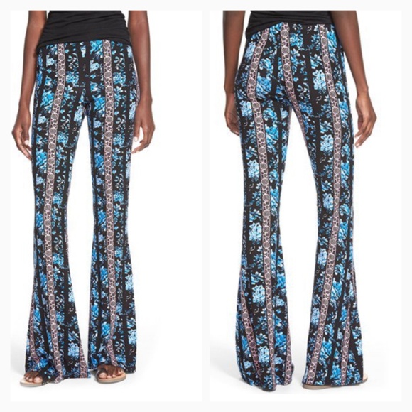 boho bell bottom leggings