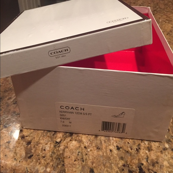 Authentic Coach Kerryann Wedge Heels - Picture 3 of 3