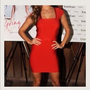 Bebe Bandage/Bodycon Candy Red dress 😍😍