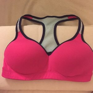 Pink sport's bra