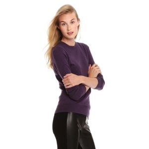 Cashmere Blend Crew Neck Sweater