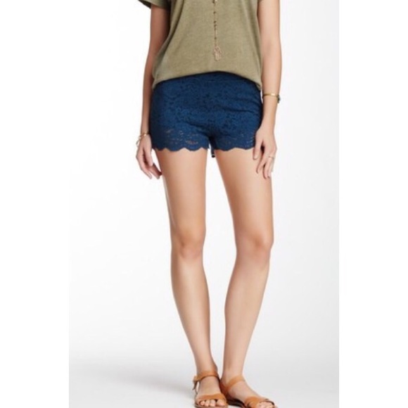 Free People Lace Biker Shorts
