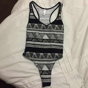 Cotton Spandex Jersey Tank Thong. NEVER Worn. XS