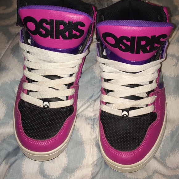 Pink and Purple Osiris Shoes