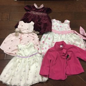 4 dress 1 jacket bundle.