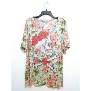 Rose print with skull ⚫ (offers welcome!!)