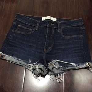 Abercrombie distressed shorts