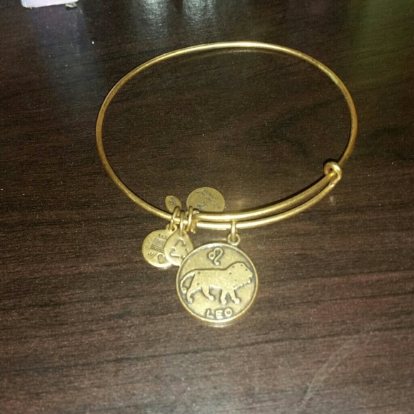 Alex and ani Leo Gold bracelet