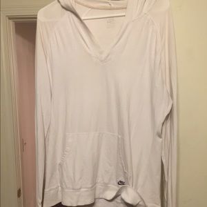 White Nike long sleeve shirt