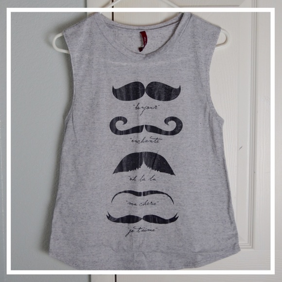 Mustache Muscle Tee ⛪️