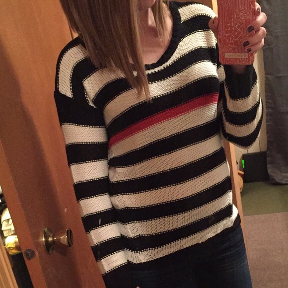 Striped Nordstrom Rack Sweater - Picture 3 of 4