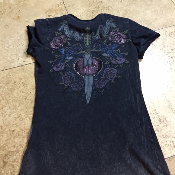 Sinful shirt by Affliction, Size M