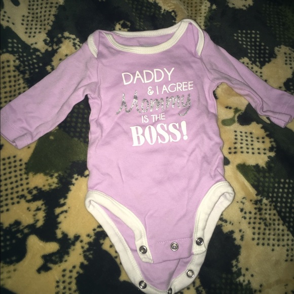 Long sleeve newborn onesie