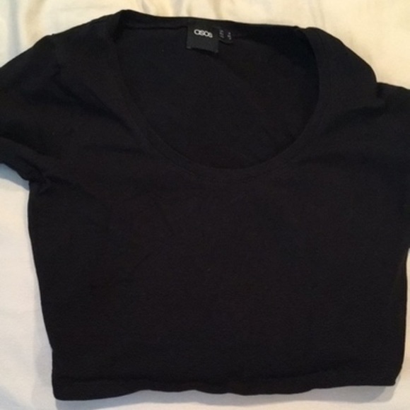 ASOS Crop Top (Black) NWOT