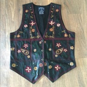 Solutions embroidered vest