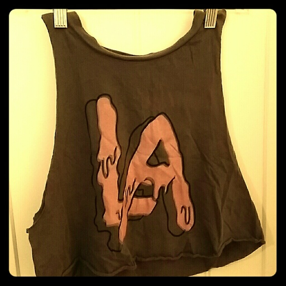 Brandy Melville LA jelly shirt