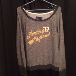 Grey American Eagle sweater