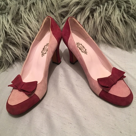 Lulu Guinness  Shoes - Two toned suede Lulu Guinness heels