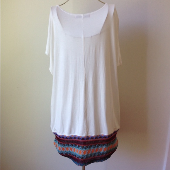 Almost Pink Tunic w/ Braided Band & Pocket - Picture 2 of 4