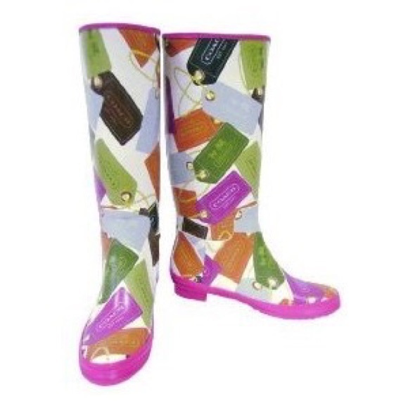 Coach Pammie Tag Rainboots