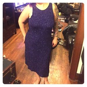 ⚡️⚡️⚡️Vintage purple glitter dress.