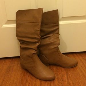 Basal Cognac Leather Boots